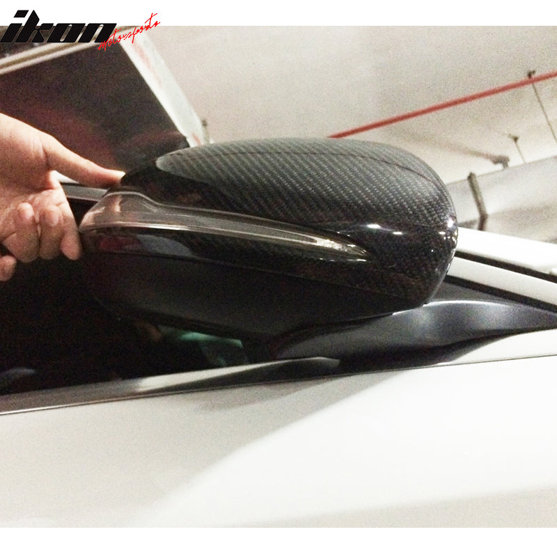 2015-2018 Benz W205 C Class W222 S Class Mirror Cover Carbon Fiber FRP