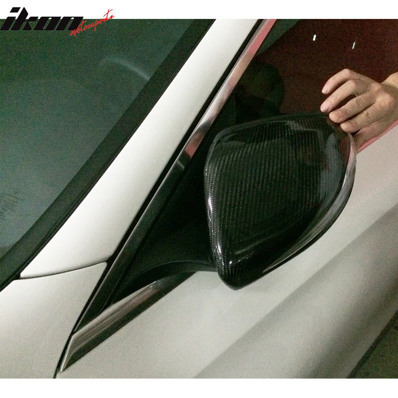 2015-2018 Benz W205 C Class W222 S Class Mirror Cover Carbon Fiber FRP