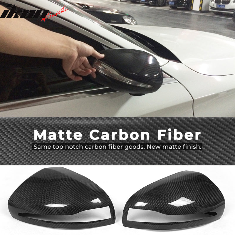 2015-2018 Benz W205 C Class W222 S Class Mirror Cover Carbon Fiber FRP
