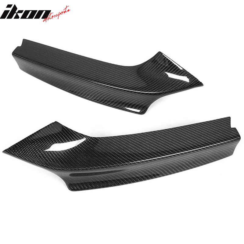 2014-2021 BMW 2 Series F22 F23 MP 2PC Front Lip Splitters Carbon Fiber