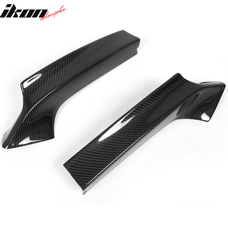 2014-2021 BMW 2 Series F22 F23 MP 2PC Front Lip Splitters Carbon Fiber