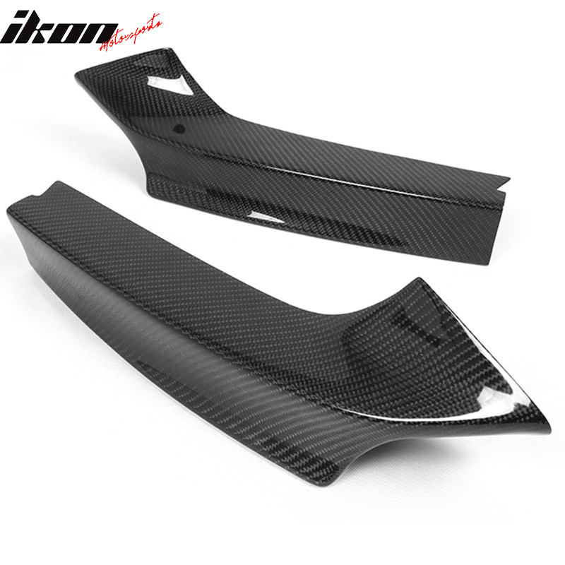 2014-2021 BMW 2 Series F22 F23 MP 2PC Front Lip Splitters Carbon Fiber