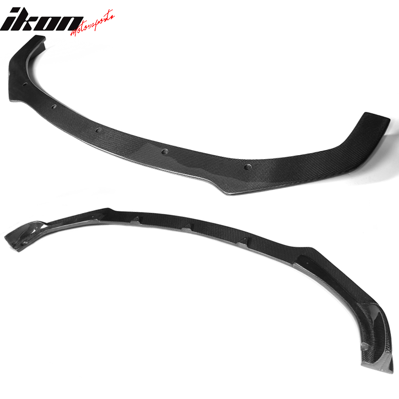 2014-2017 Infiniti Q50 V37 ST Style Front Bumper Lip Carbon Fiber FRP