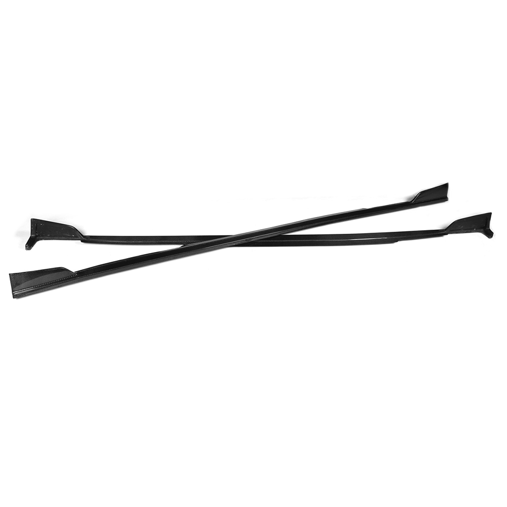 2014-2018 Infiniti Q50 V37 ST Style 2PCS Side Skirts Carbon Fiber FRP