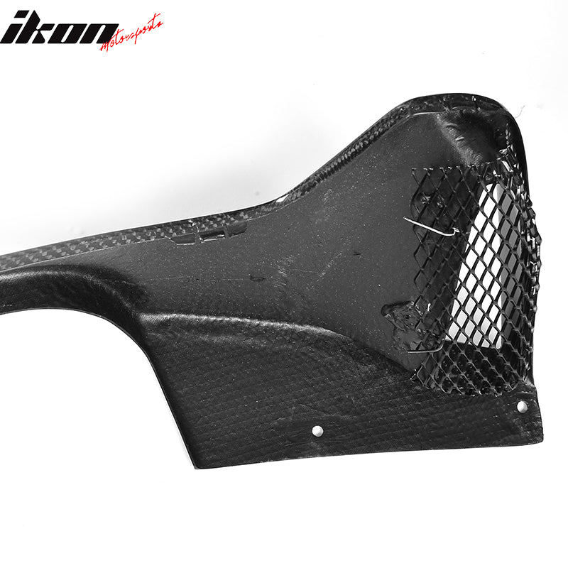 2014-2020 BMW 4 Series P Style Rear Bumper Lip Diffuser Carbon Fiber