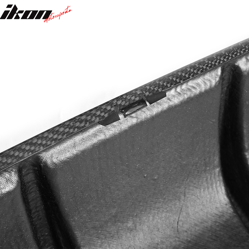 2014-2020 BMW 4 Series P Style Rear Bumper Lip Diffuser Carbon Fiber
