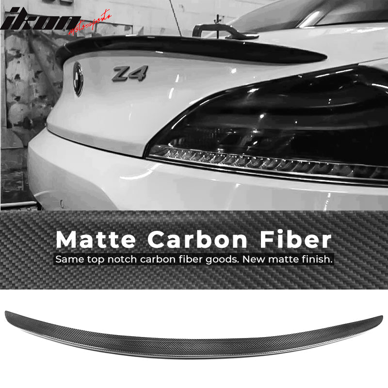 2009-2016 BMW Z Series Z4 E89 3D Style Trunk Spoiler Carbon Fiber FRP