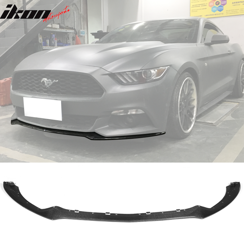 2015-2017 Ford Mustang Coupe OE Style Front Bumper Lip Carbon Fiber
