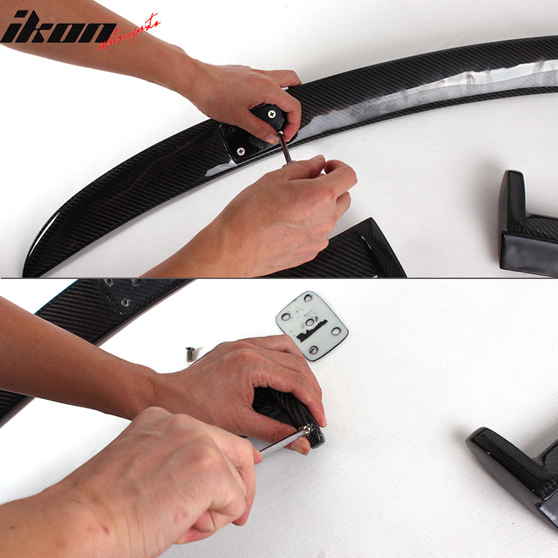 2009-2012 Infiniti FX35 FX50 S51 VE Style Roof Spoiler Carbon Fiber