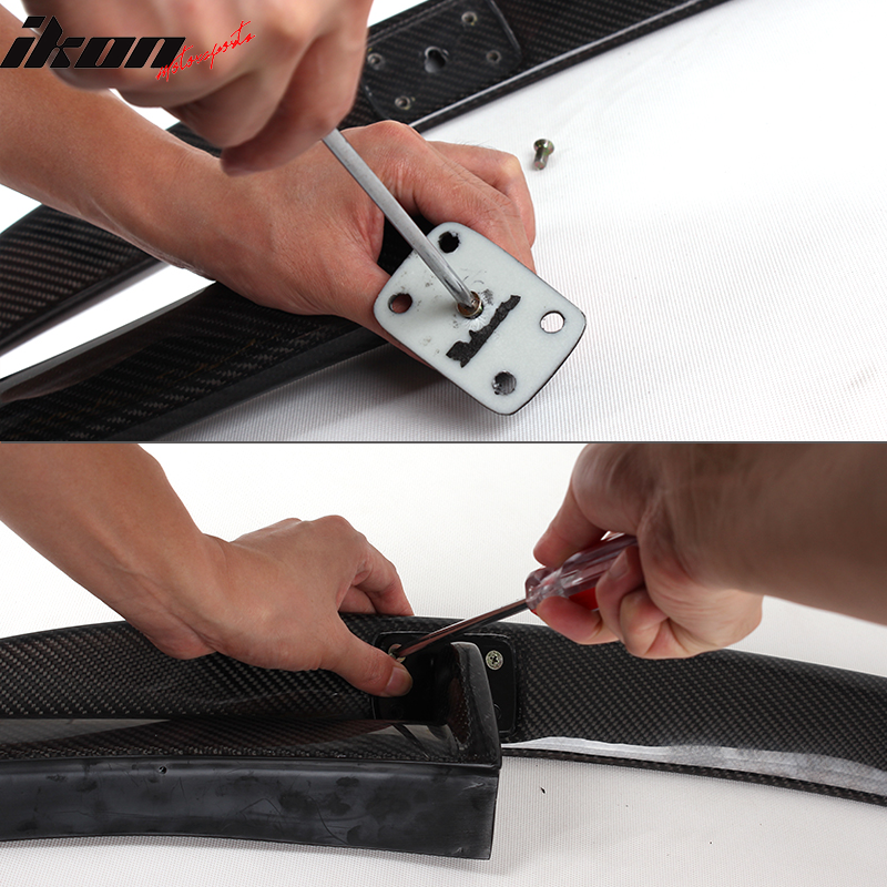 2009-2012 Infiniti FX35 FX50 S51 VE Style Roof Spoiler Carbon Fiber