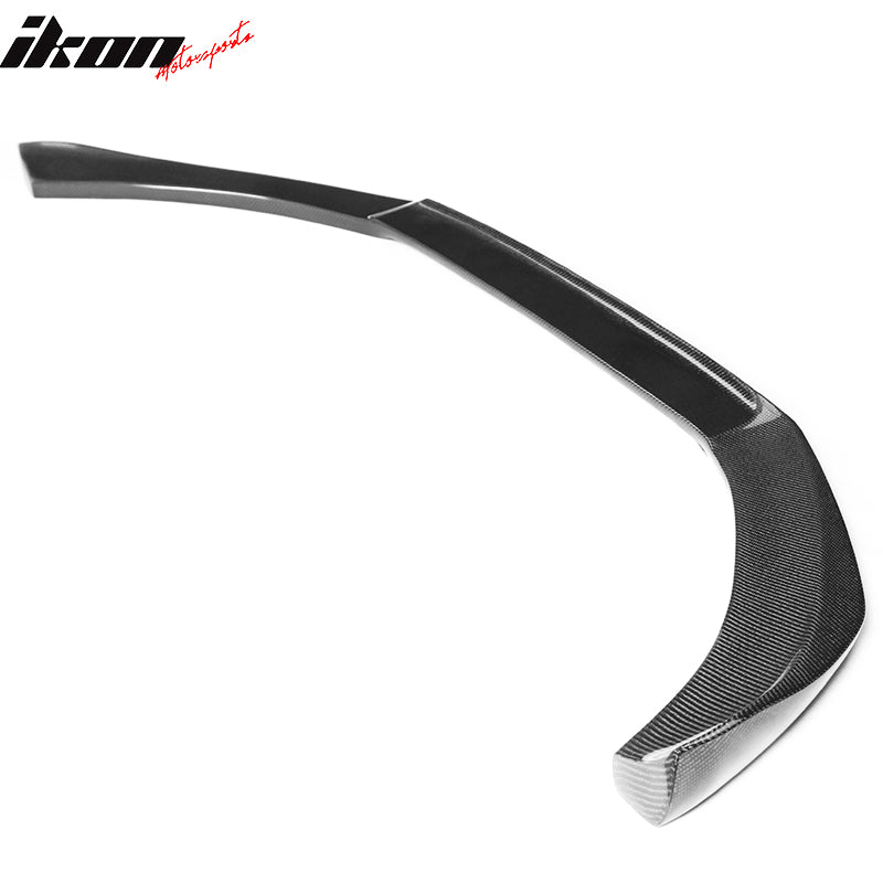 2009-2012 Audi A4 B8 STK Style Front Bumper Lip Carbon Fiber