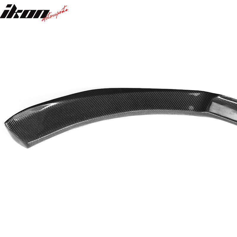 2009-2012 Audi A4 B8 STK Style Front Bumper Lip Carbon Fiber