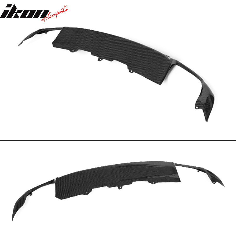 2008-2012 Audi A5 B8 O Style Rear Lip Diffuser Carbon Fiber