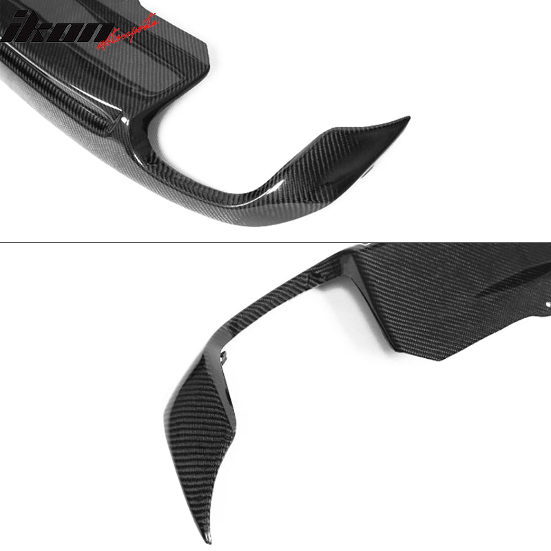 2008-2012 Audi A5 B8 O Style Rear Lip Diffuser Carbon Fiber