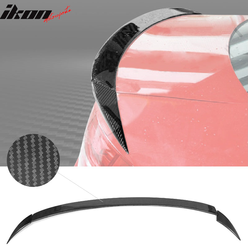 2009-2016 Audi A4 B8 ABT Style Trunk Spoiler Wing Carbon Fiber