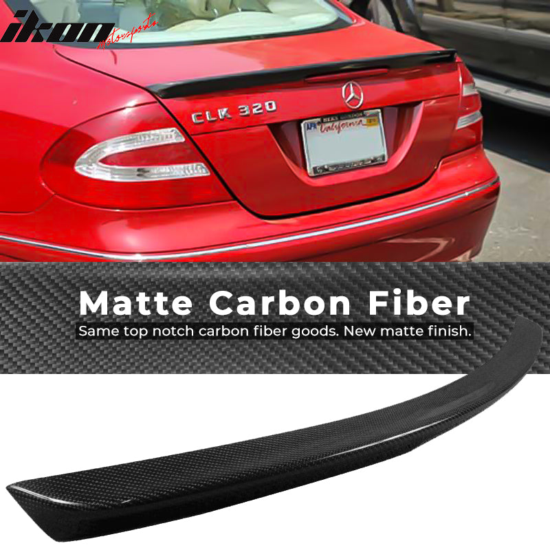 2003-2009 Benz CLK C209 CLK350 AMG Style Trunk Spoiler Carbon Fiber