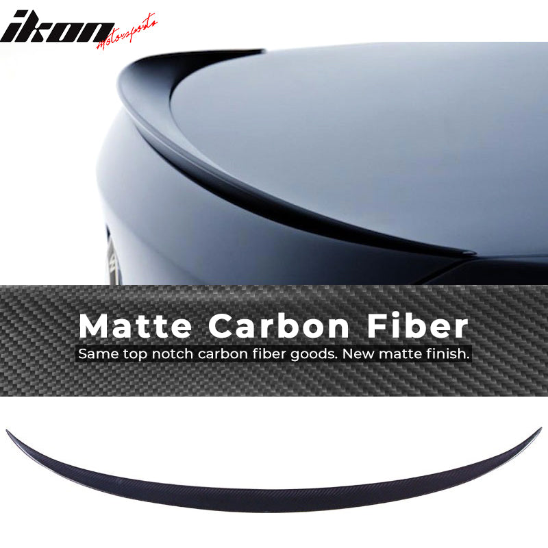 2011-2016 BMW 5 Series F10 M5 MP Style Trunk Spoiler Wing Carbon Fiber