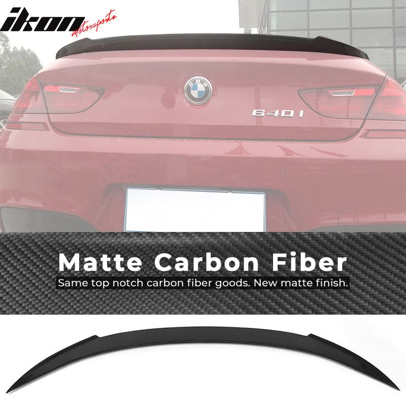 2012-2019 BMW 6 Series F06 M6 Gran V Style Trunk Spoiler Carbon Fiber