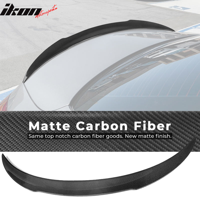 2015-2021 Benz W205 C Class FD Style Trunk Spoiler Wing Carbon Fiber