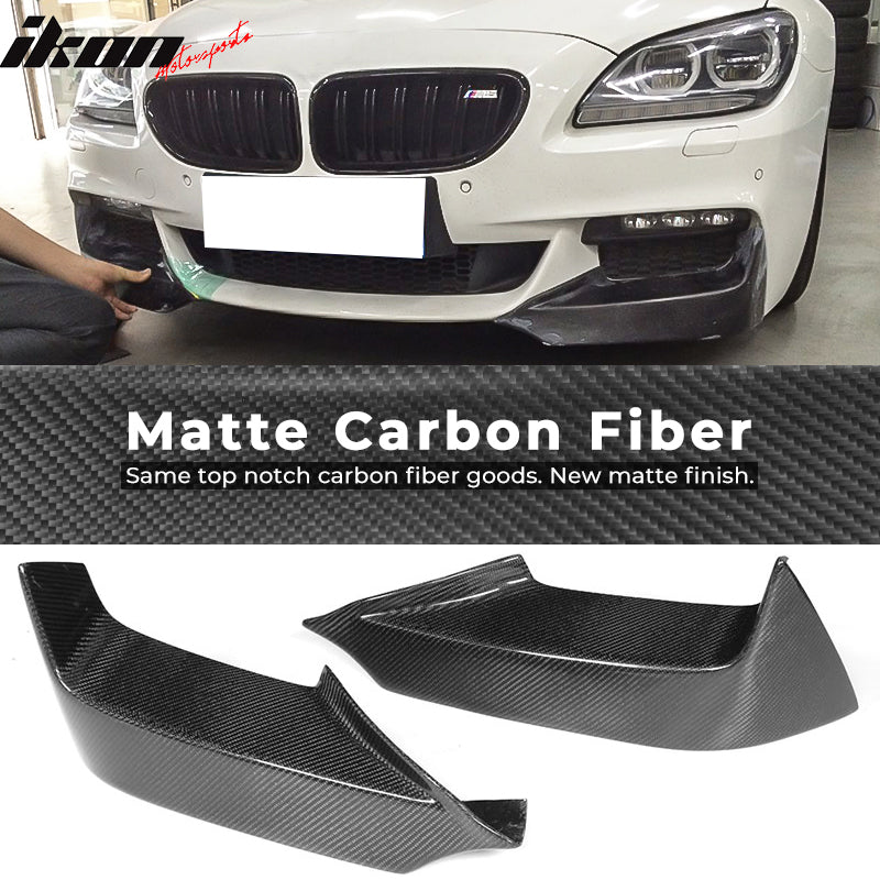 2012-2017 BMW 6 Series F12 F13 MP Front Lip Splitter Carbon Fiber FRP
