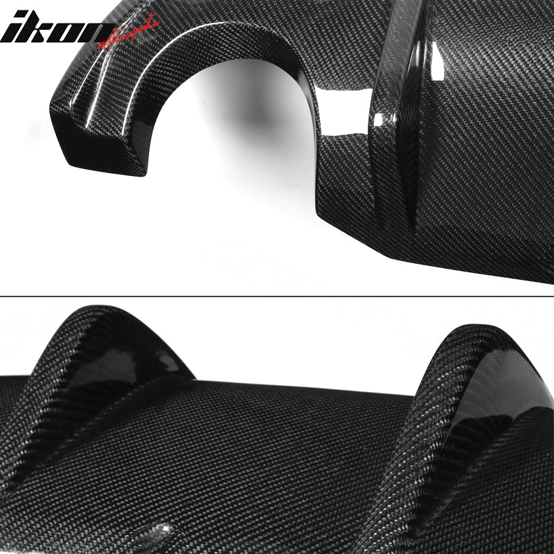 2014-2017 Infiniti Q50 V37 S Style Rear Bumper Diffuser Carbon Fiber