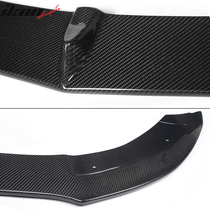 2015-2018 Benz W205 C Class PSM Style Front Bumper Lip Carbon Fiber
