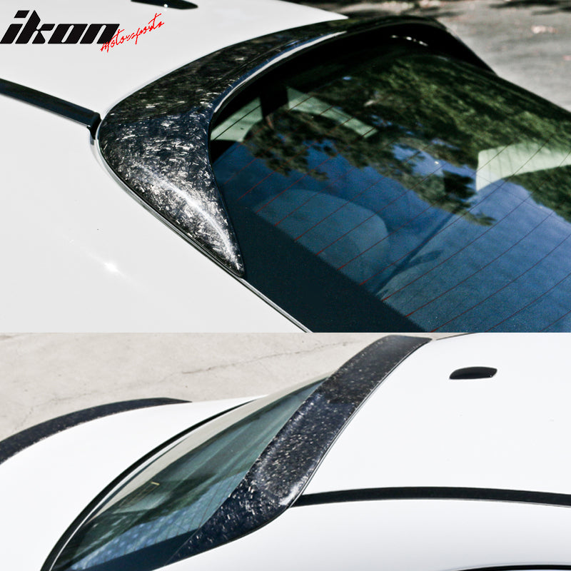 2015-2021 Benz C Class W205 OE Style Roof Spoiler Forged Carbon Fiber