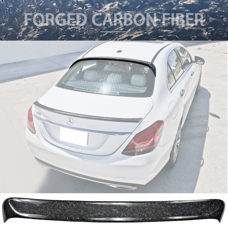 2015-2021 Benz C Class W205 OE Style Roof Spoiler Forged Carbon Fiber