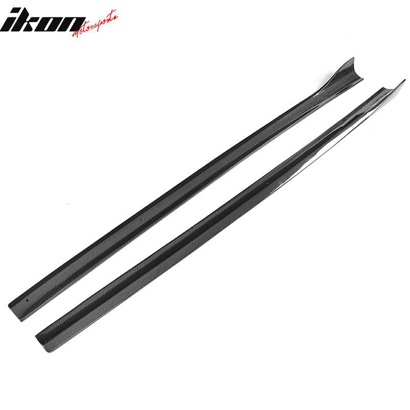 2014-2017 Audi A3 S Line S3 JC Style Side Skirts Panels Carbon Fiber