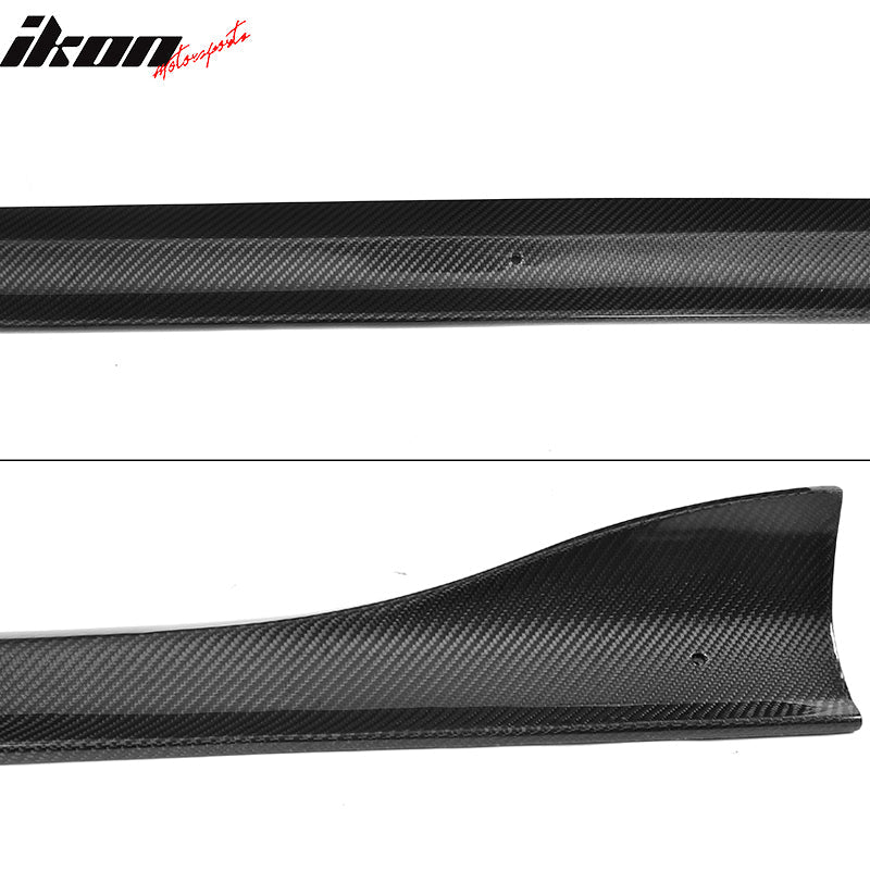 2014-2017 Audi A3 S Line S3 JC Style Side Skirts Panels Carbon Fiber
