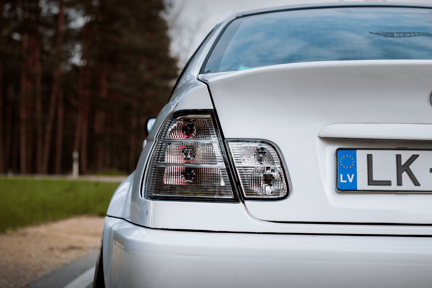 BMW 3-Series E46 Sedan Clear Tail Lights (1998-2006) - K2 Industries