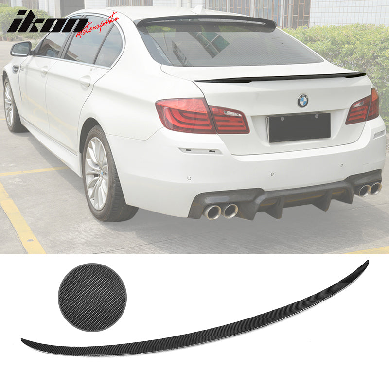 2011-2016 BMW 5 Series F10 M5 MP Style Rear Trunk Spoiler Carbon Fiber
