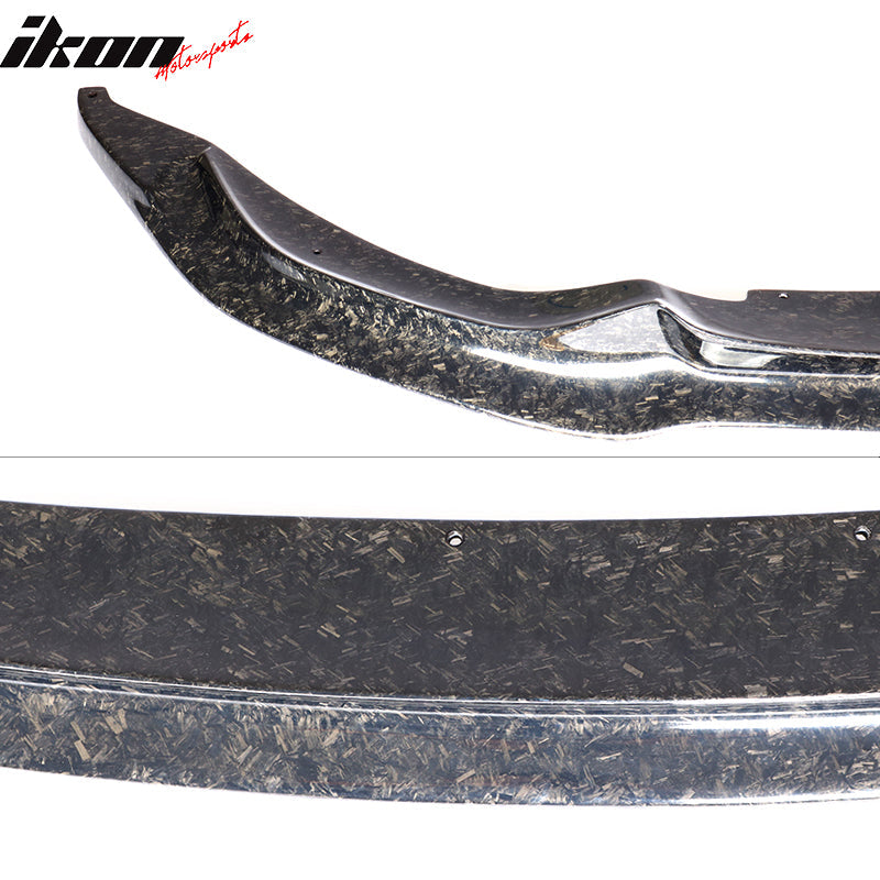 2015-2020 BMW M3 F80 M4 F82 F83 V Front Bumper Lip Forged Carbon Fiber