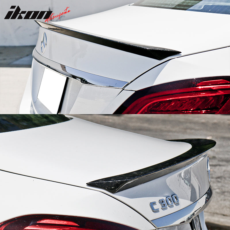 2015-2021 Benz W205 C Class ML Style Trunk Spoiler Forged Carbon Fiber
