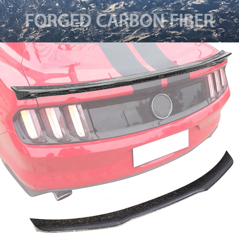 2015-2023 Ford Mustang S550 JC Style Trunk Spoiler Forged Carbon Fiber