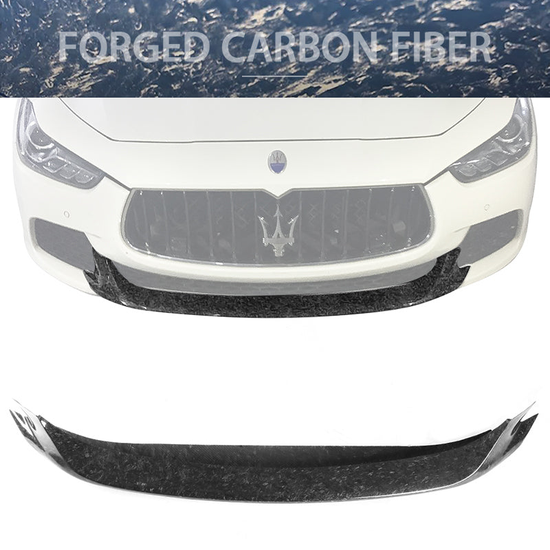 2014-2017 Maserati Ghibli M156 JC Front Bumper Lip Forged Carbon Fiber