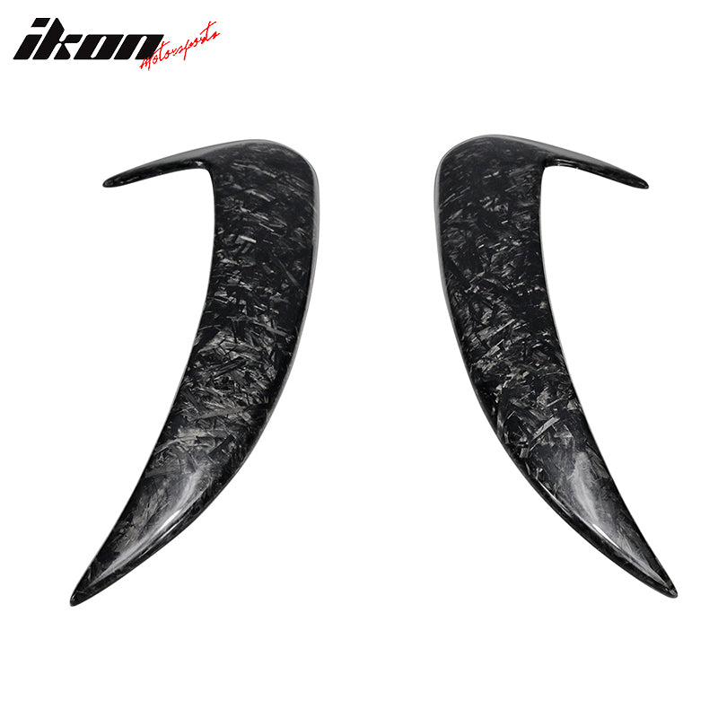 2015-2018 Benz W205 C Class JC Rear Bumper Vents Forged Carbon Fiber