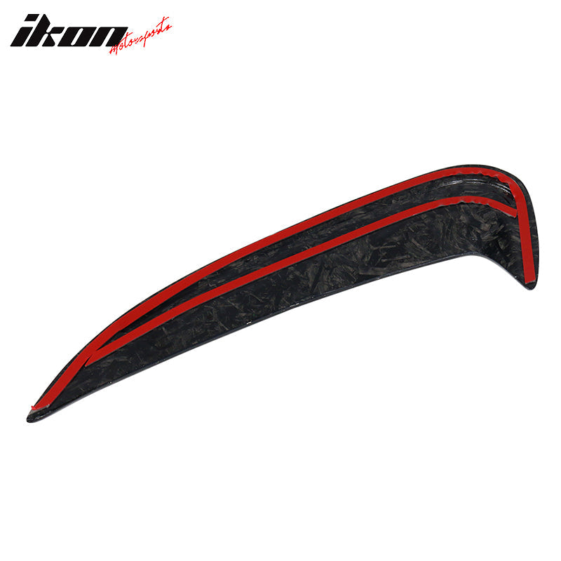 2015-2018 Benz W205 C Class JC Rear Bumper Vents Forged Carbon Fiber