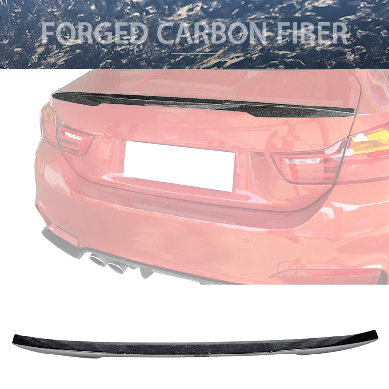 2015-2020 BMW M4 F82 Coupe VO Style Trunk Spoiler Forged Carbon Fiber
