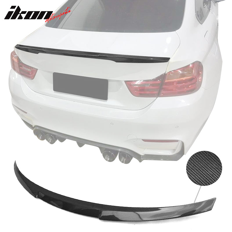 2015-2020 BMW M4 F82 Coupe VO Style Trunk Spoiler Lip Carbon Fiber FRP