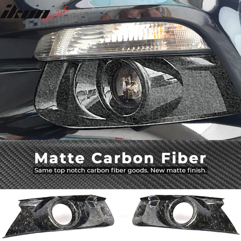 2015-2017 Ford Mustang JC Style Fog Light Cover Forged Carbon Fiber