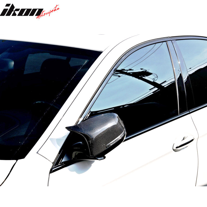 2014-2016 BMW F07 F10 F11 5 Series JC Side Mirror Covers Carbon Fiber
