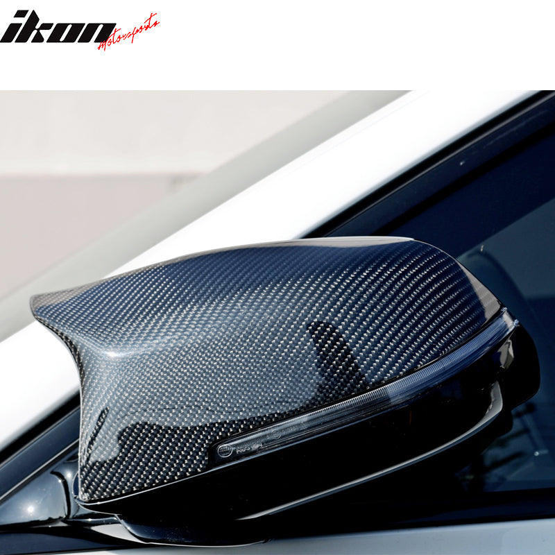 2014-2016 BMW F07 F10 F11 5 Series JC Side Mirror Covers Carbon Fiber