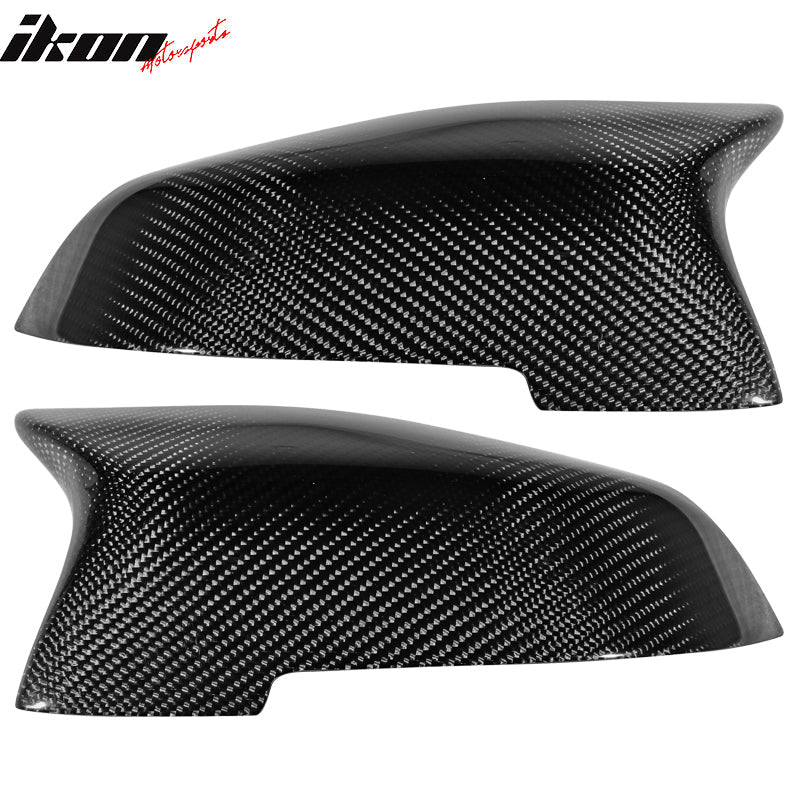 2014-2016 BMW F07 F10 F11 5 Series JC Side Mirror Covers Carbon Fiber