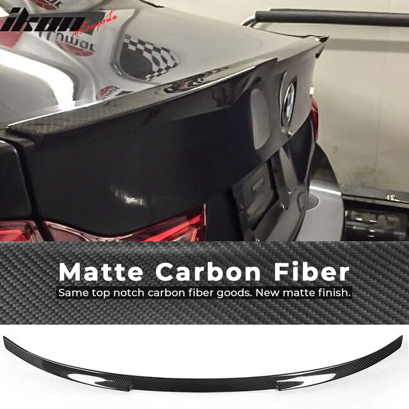 2014-2017 BMW 4 Series F32 Coupe M4 Style Trunk Spoiler Carbon Fiber