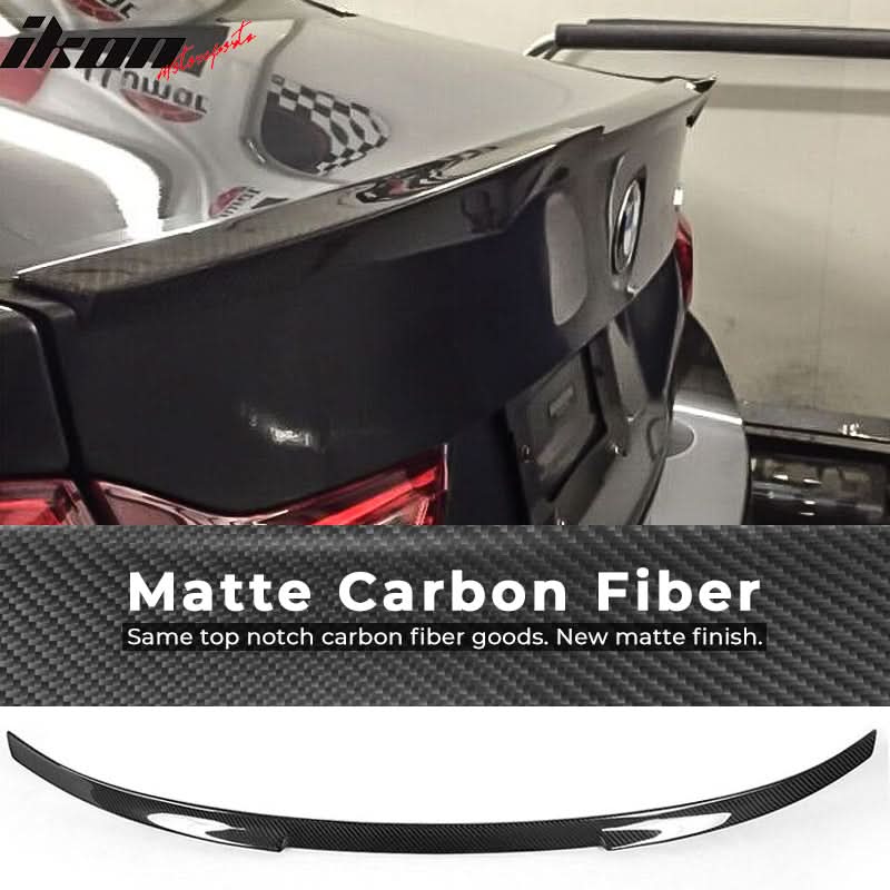 2014-2017 BMW 4 Series F32 Coupe M4 Style Trunk Spoiler Carbon Fiber
