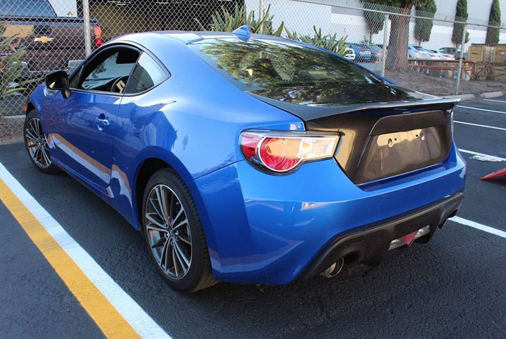 2013-2020 Subaru BRZ 2 doors DEMON Style Carbon Fiber Black Trunk