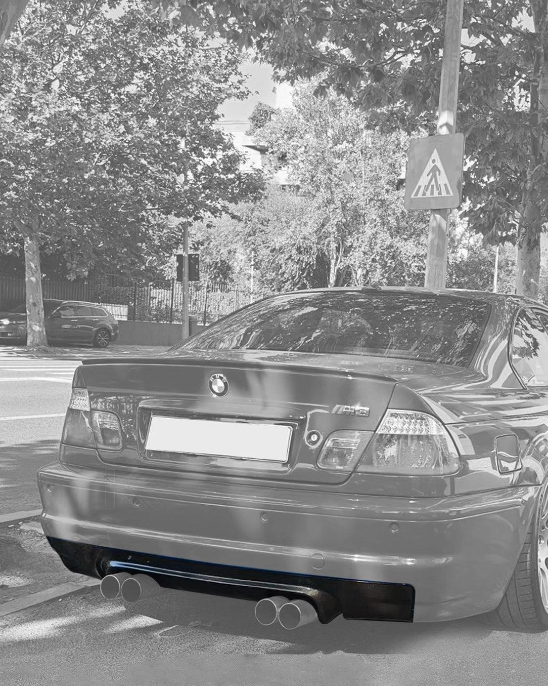 BMW 3 Series E46 M3 Coupe CL Style Carbon Fiber Rear Diffuser (2001 - 2006) - K2 Industries