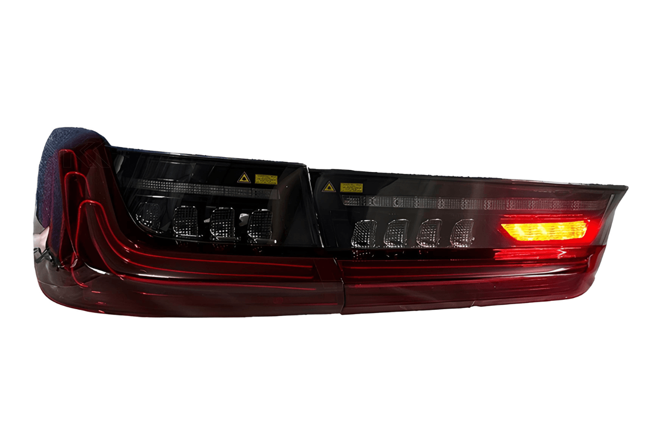 BMW 3 Series G20 G28 Red and Smoked CSL Style Laser Tail Lights (2019-2024) - K2 Industries