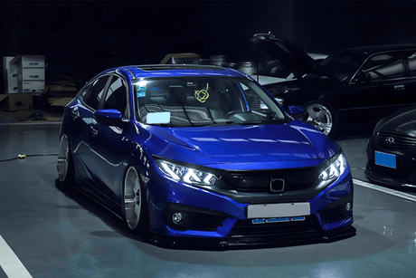 Honda Civic X Lambo Style LED Headlights (2017 - 2020) - K2 Industries